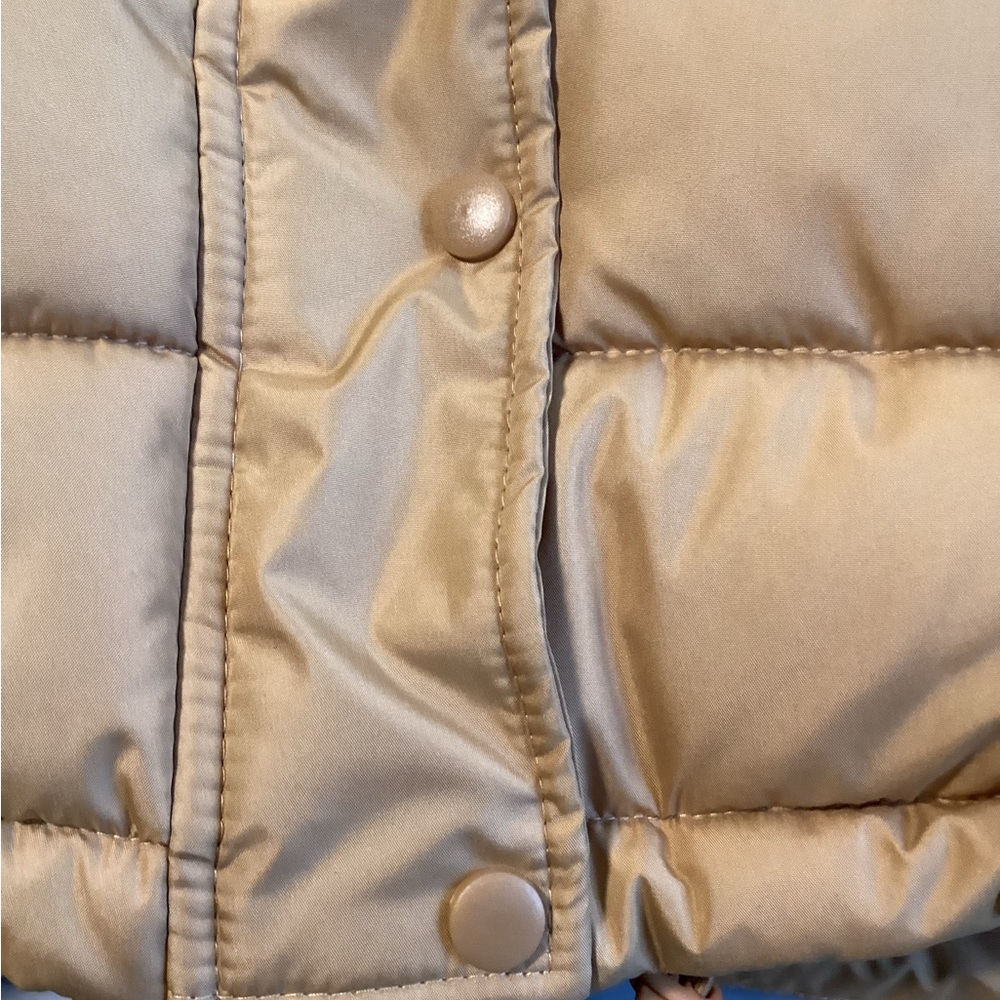 Gold L.A Hearts by PacSun cropped puffer jacket. NWT-size M/L - Picture 6 of 7